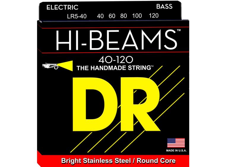DR Strings LR540 Hi-Beam (040-120) Lite 5 string